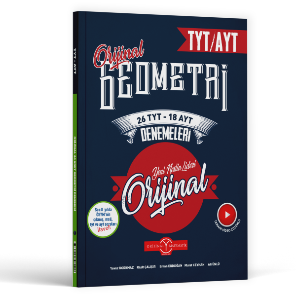 ORİJİNAL TYT 26 AYT 18 DENEME GEOMETRİ - 25-26